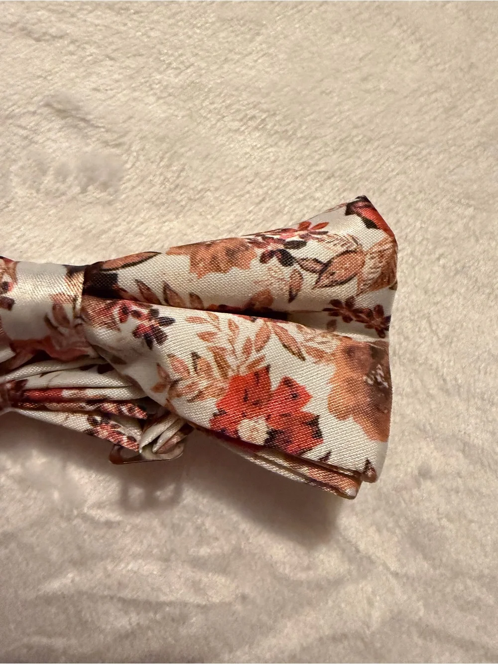 Floral Satin Bow Tie NEW